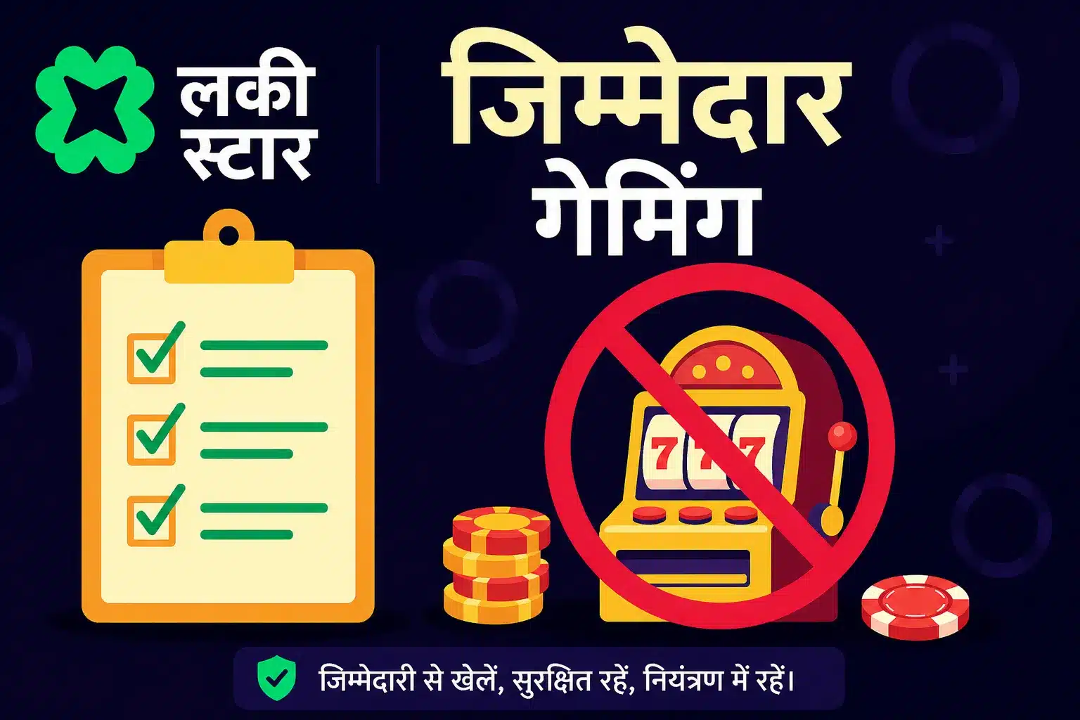 जिम्मेदार तरीके से खेलें